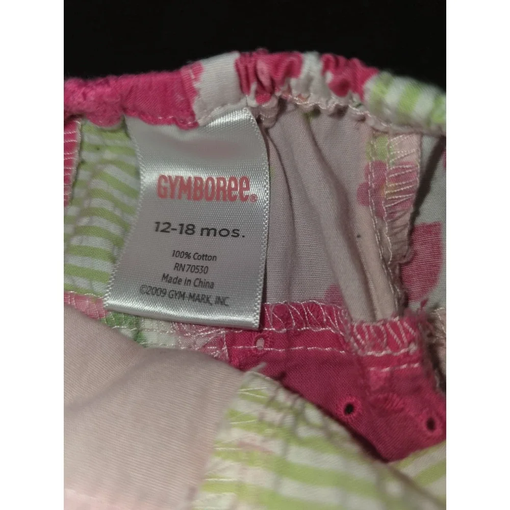 Gymboree‎ layette line in full bloom floral patchwork dress size 12 18 months